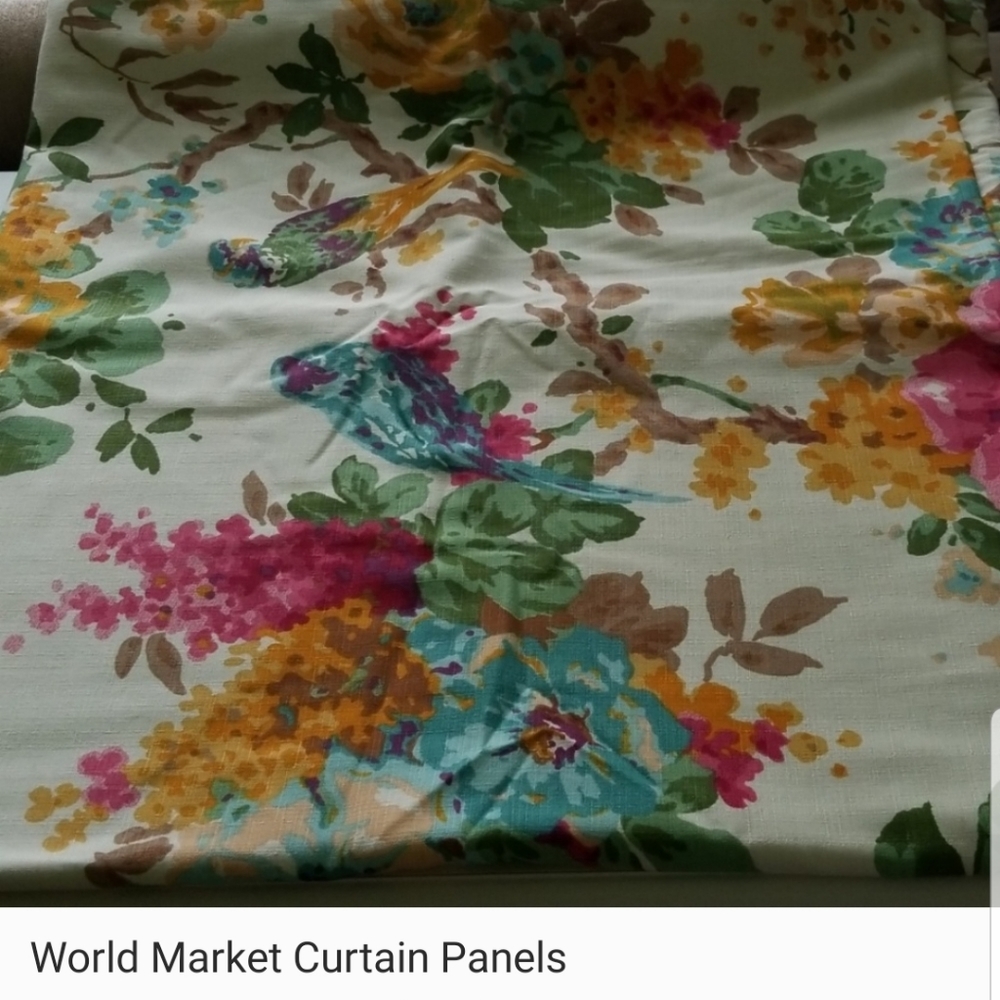 World Market Curtain Panels